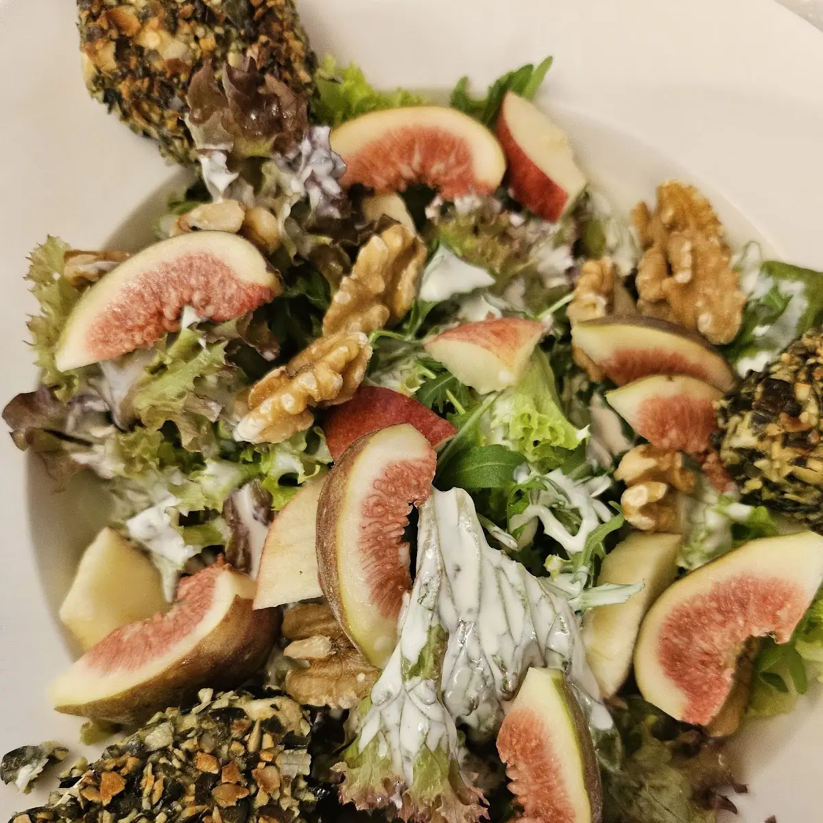 Ziegenkäse Blattsalat