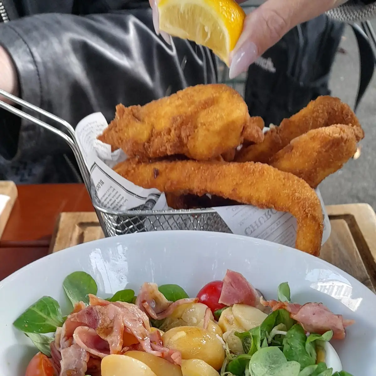 Backhendlsalat