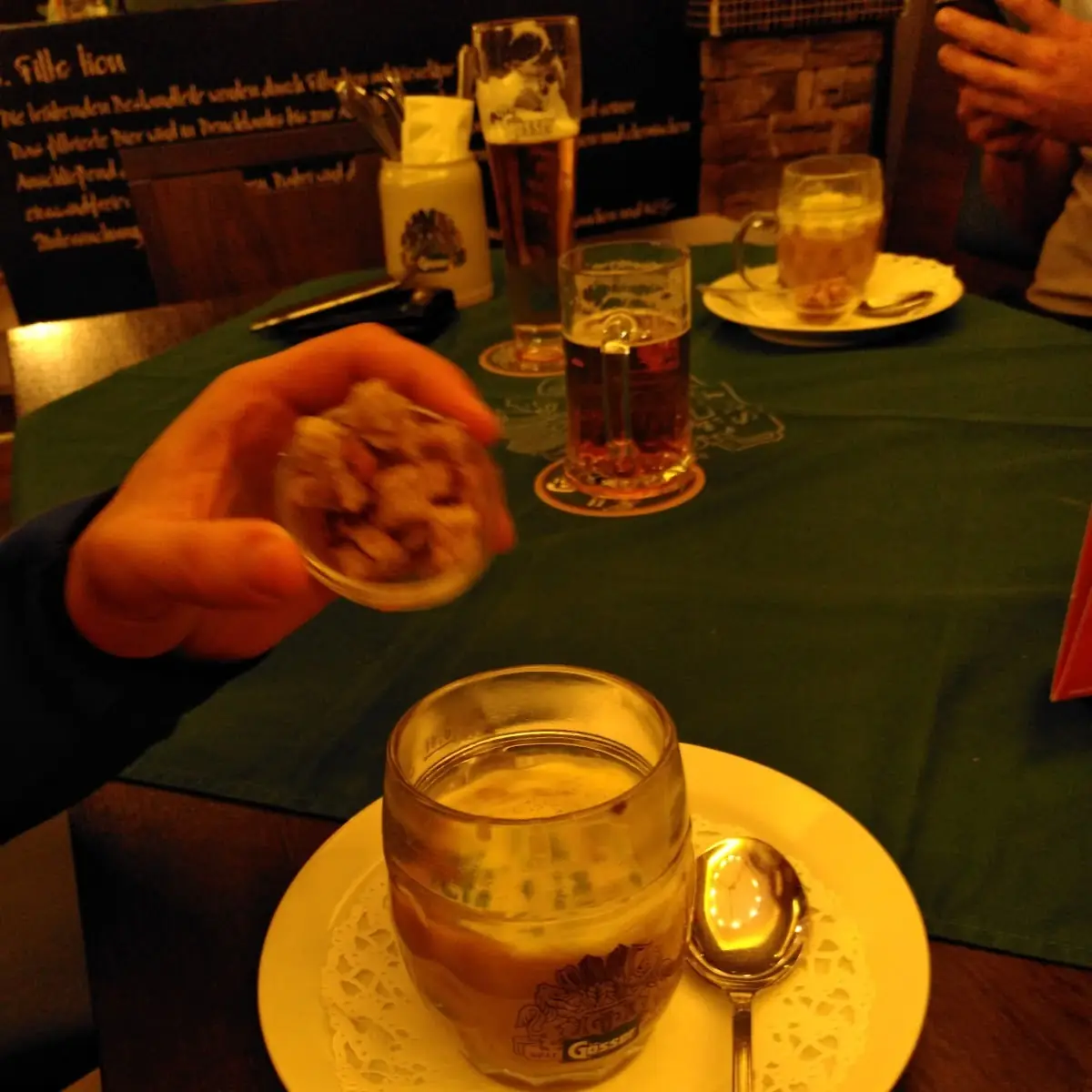 Bierschaumsuppe