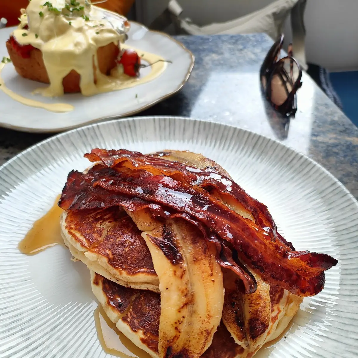 Banane & Speck Pancakes