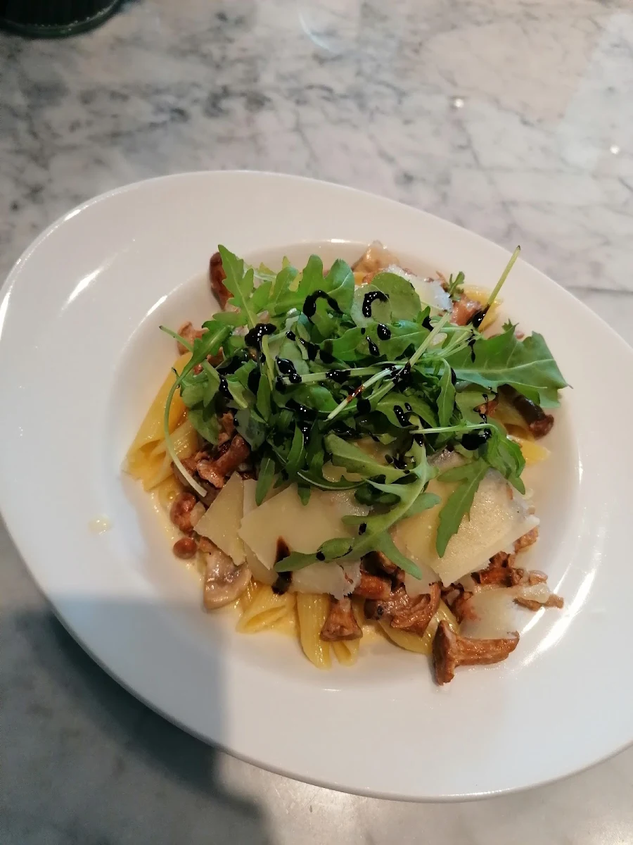 Penne Mit Pfifferlingrahmsauce