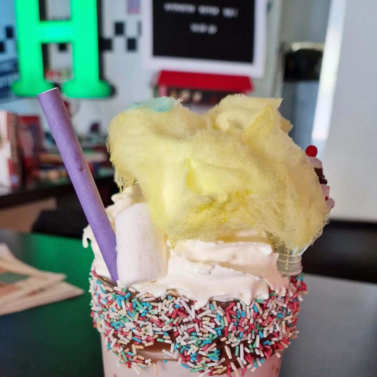 Milchshake Cotton Candy