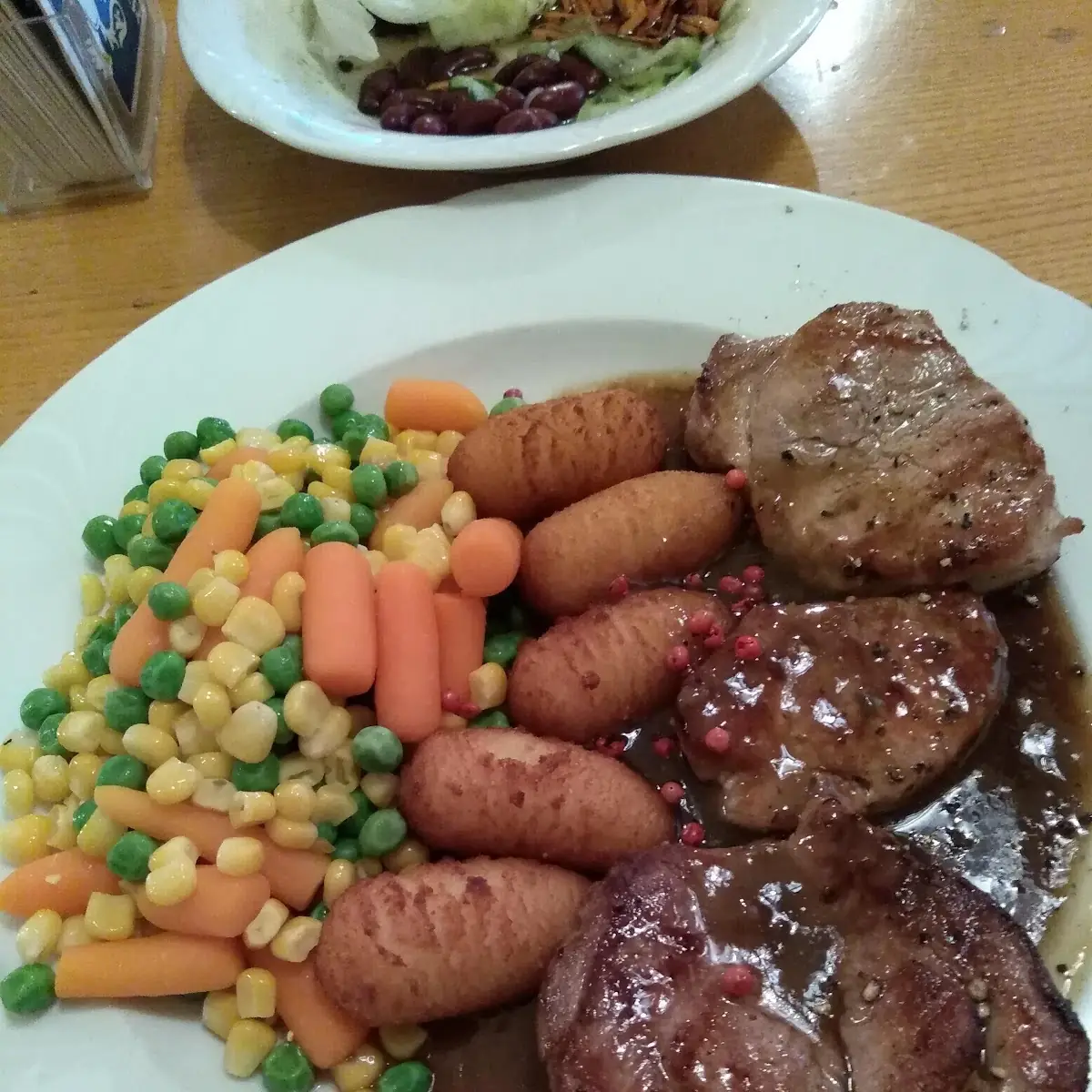 Schweinsmedaillonds Mit Pfeffersauce