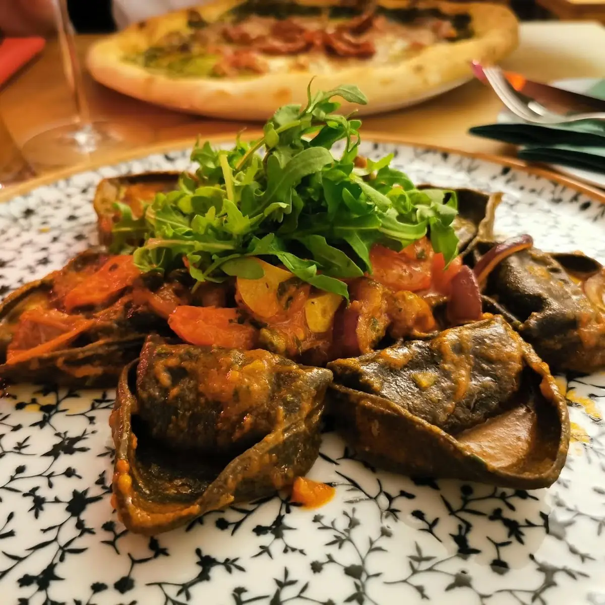 Schwarze Raviolis, Arco Adige