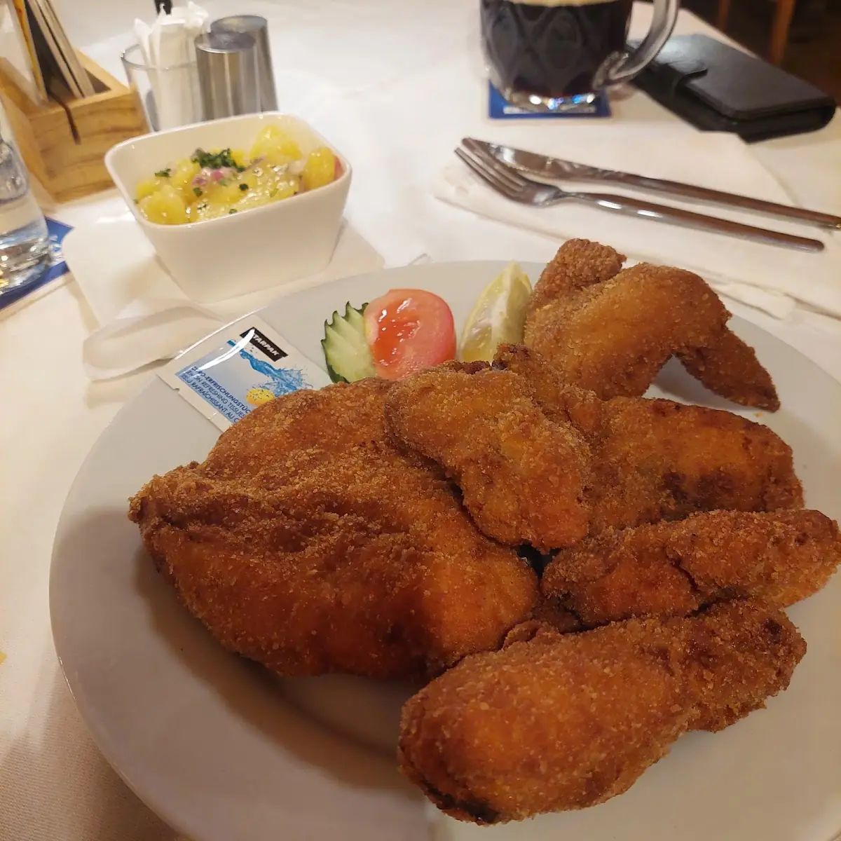 Backhendl Mit Kartoffelsalat