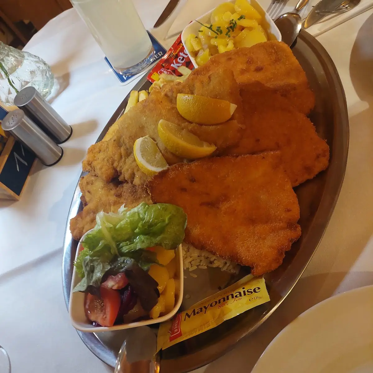 Schnitzelplatte