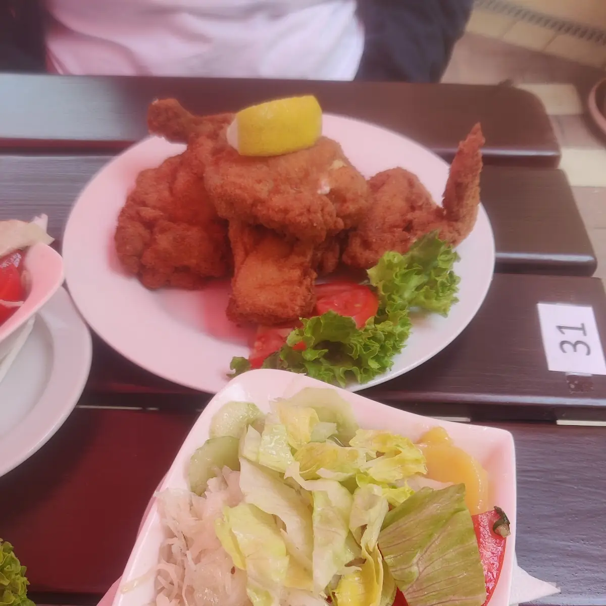 Backhendl Mit Gemischten Salat
