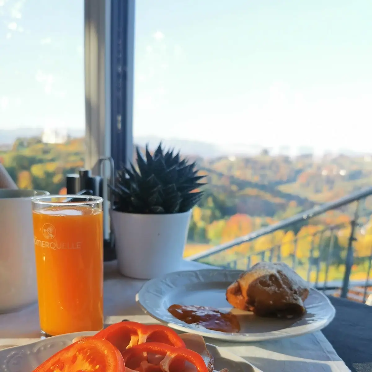 Frühstück Mit Weinstraube