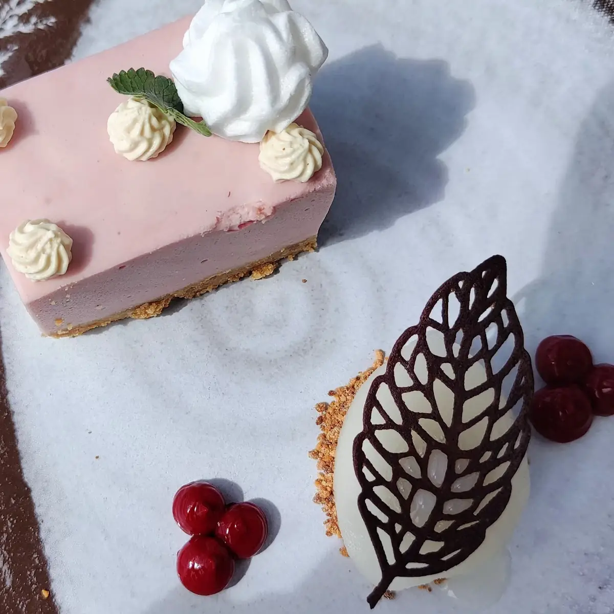 Himbeeren Kuchen Mit Mascarpone Und Zitrone Sorbet