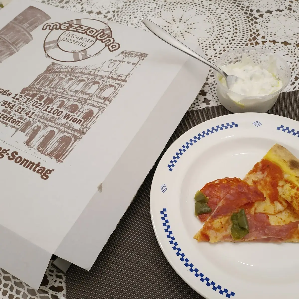 Pizza Rusticana & Zaziki