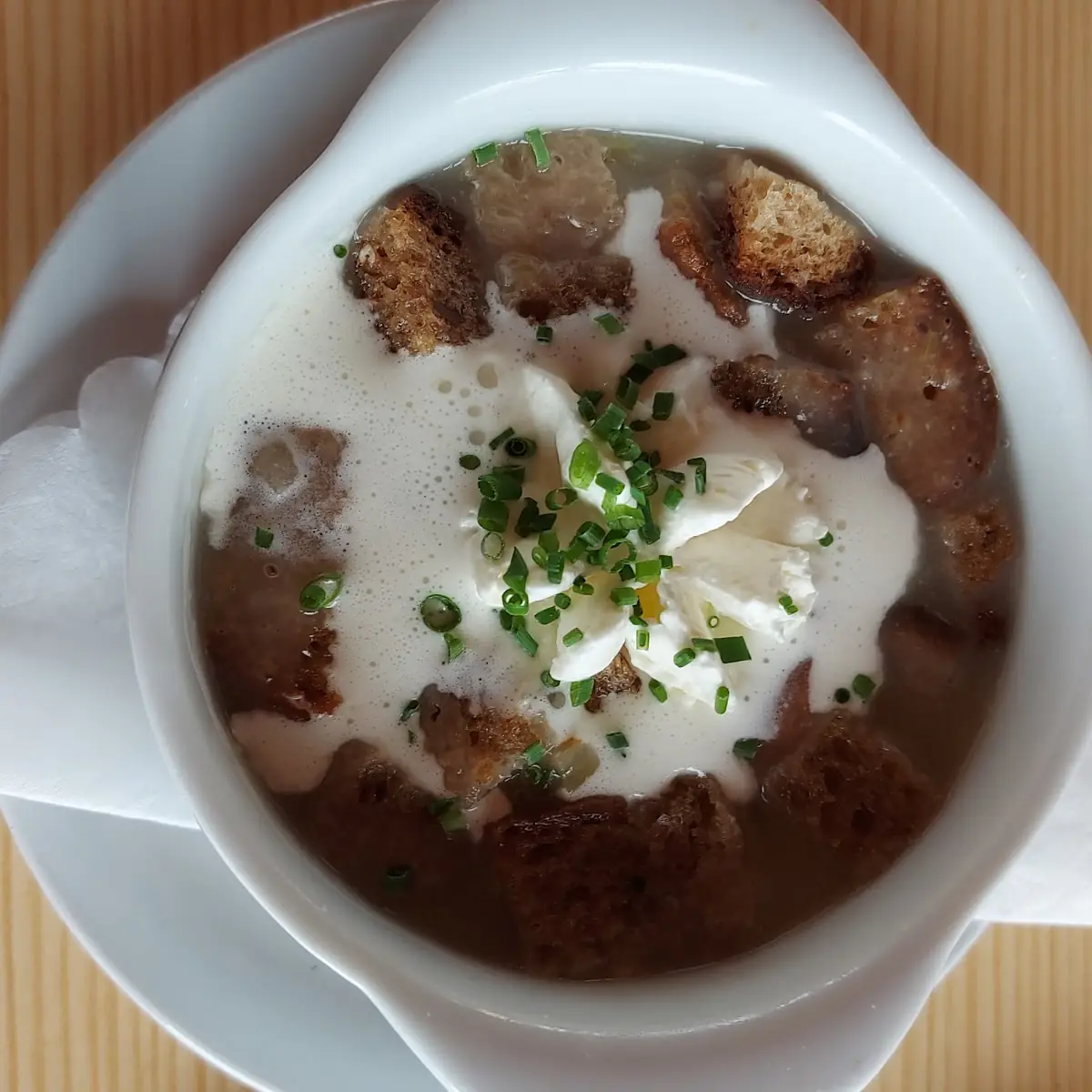 Knoblauchcremesuppe