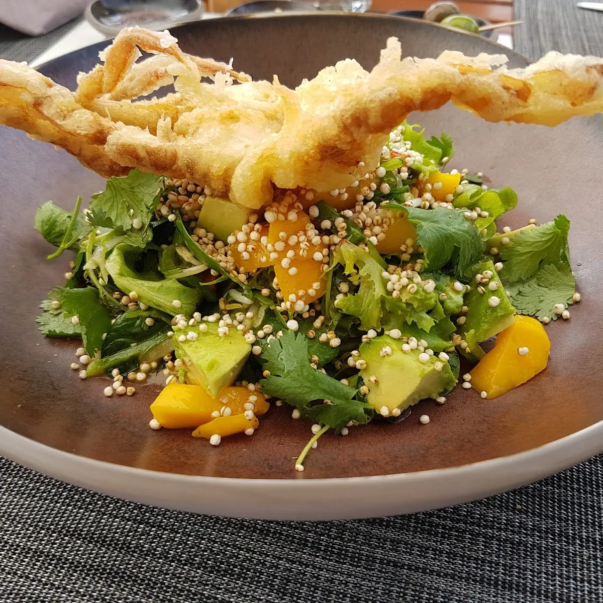 Quinoa Salat Softshellkrabbe