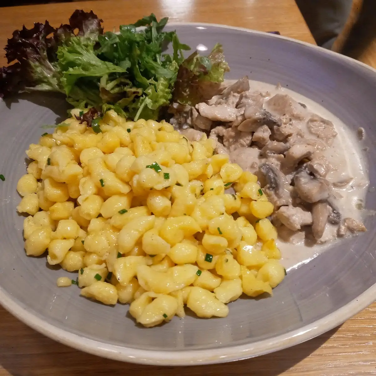 Spatzle Tacchino E Funghi