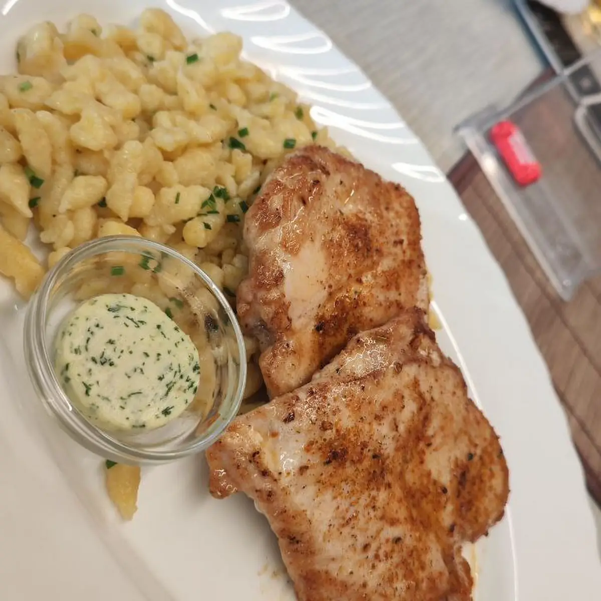 Hühner Schnitzel Mit Spätzle