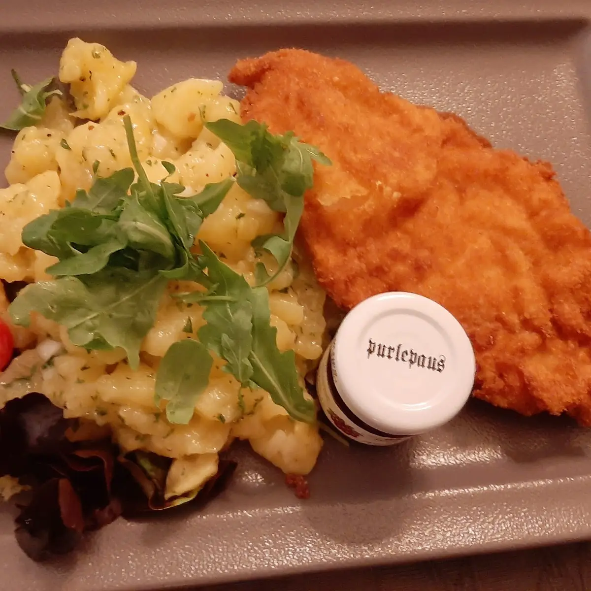 Schnitzel Mit Kartoffelsalat
