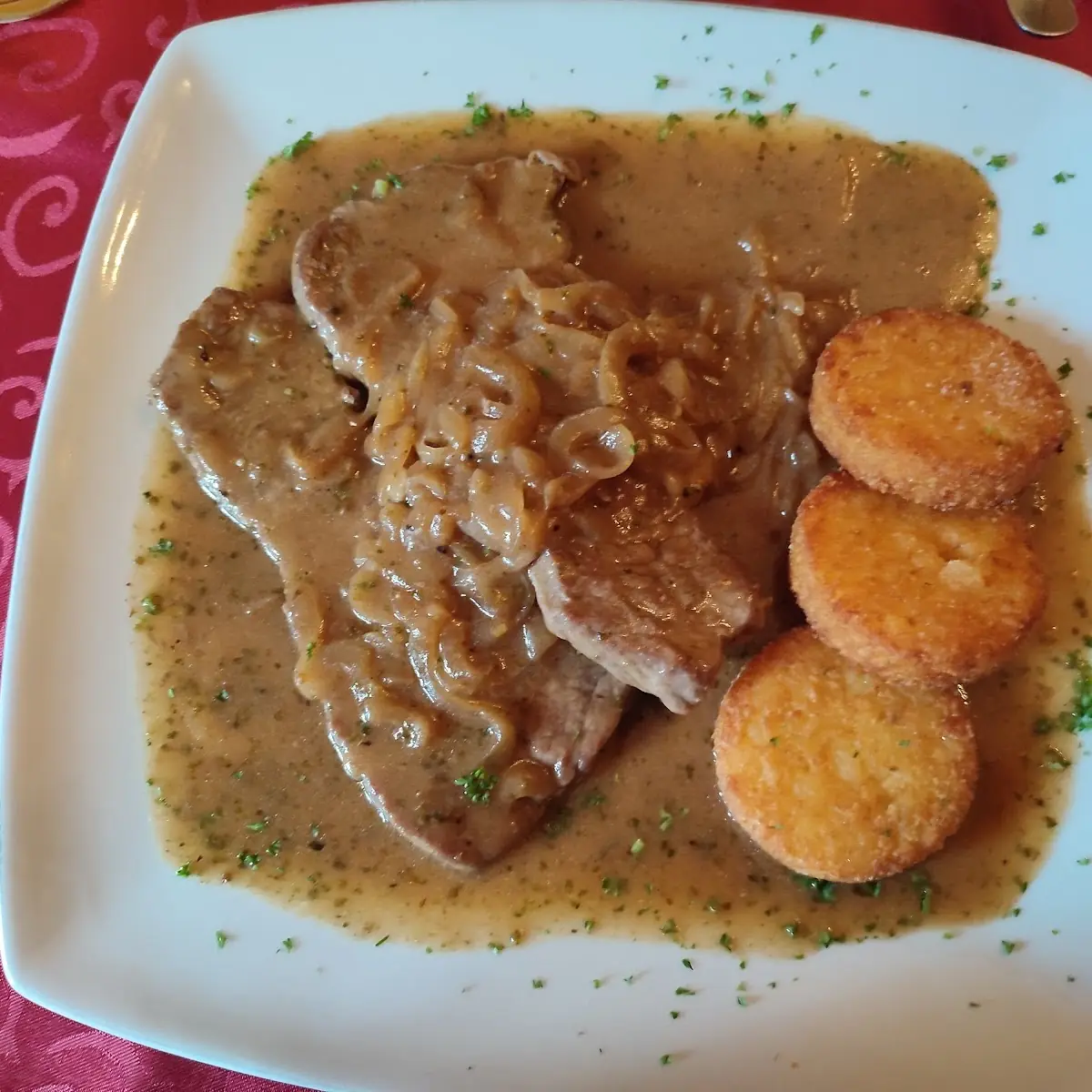 Zwiebelrostbraten