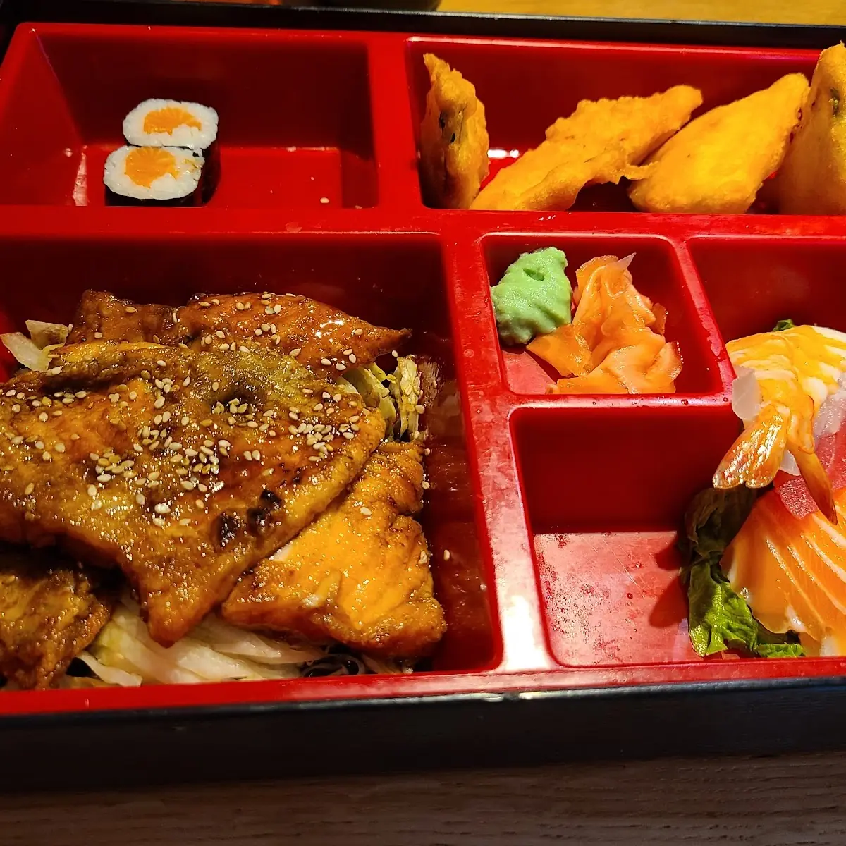 Salmon Teriyaki Bento