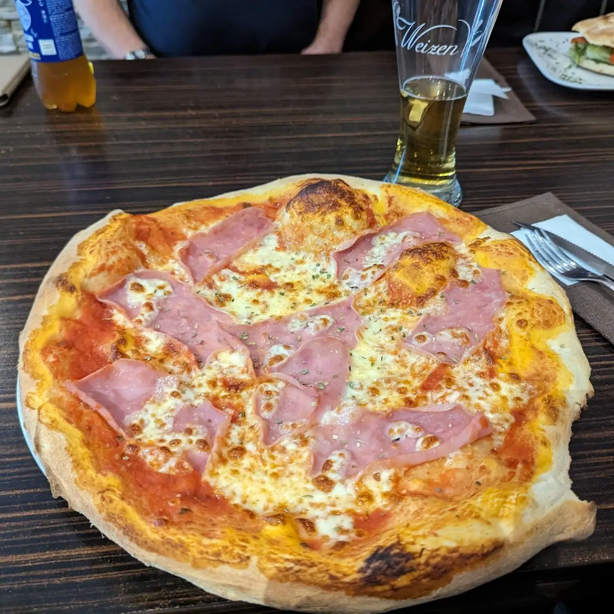 Pizza Prosciutto San Daniele E Funghi