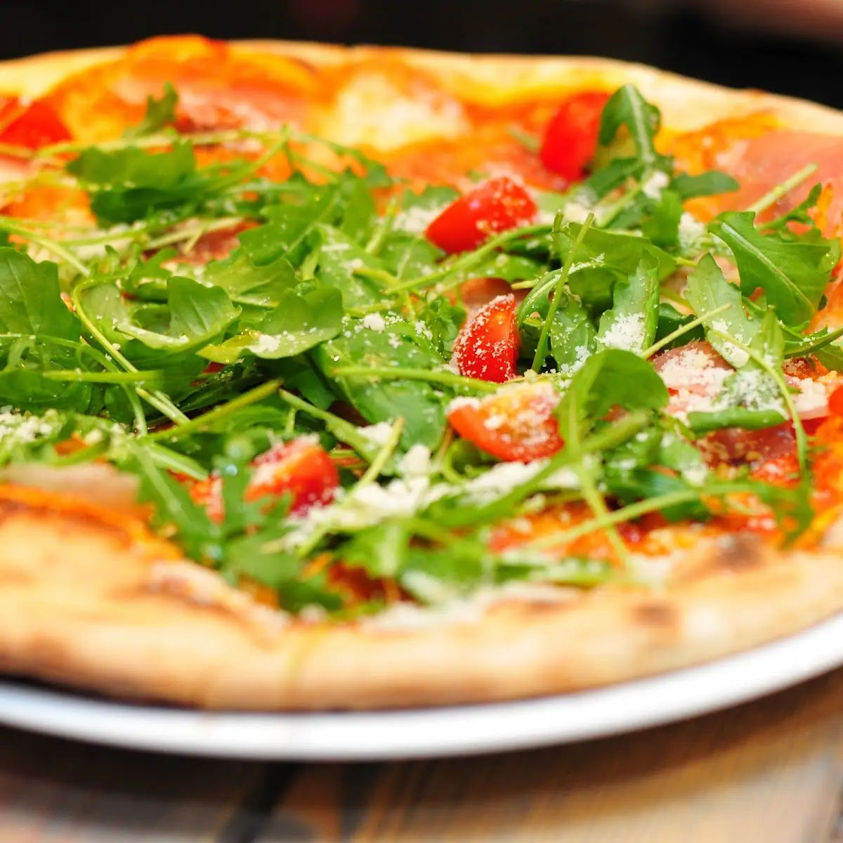 Pizza Rucola Parmigiano
