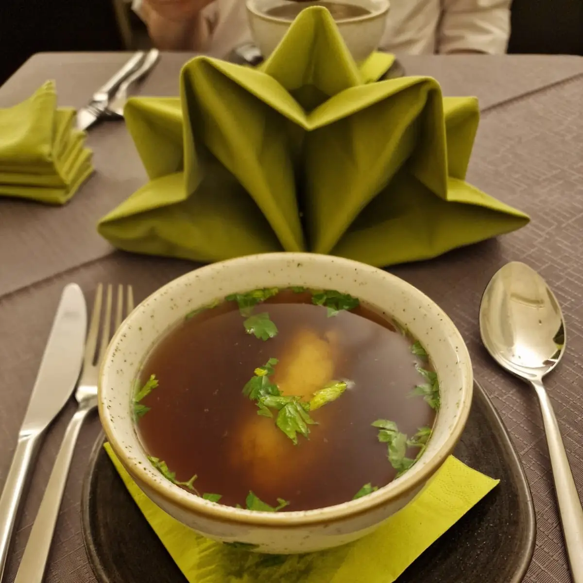 Grießnockerlsuppe