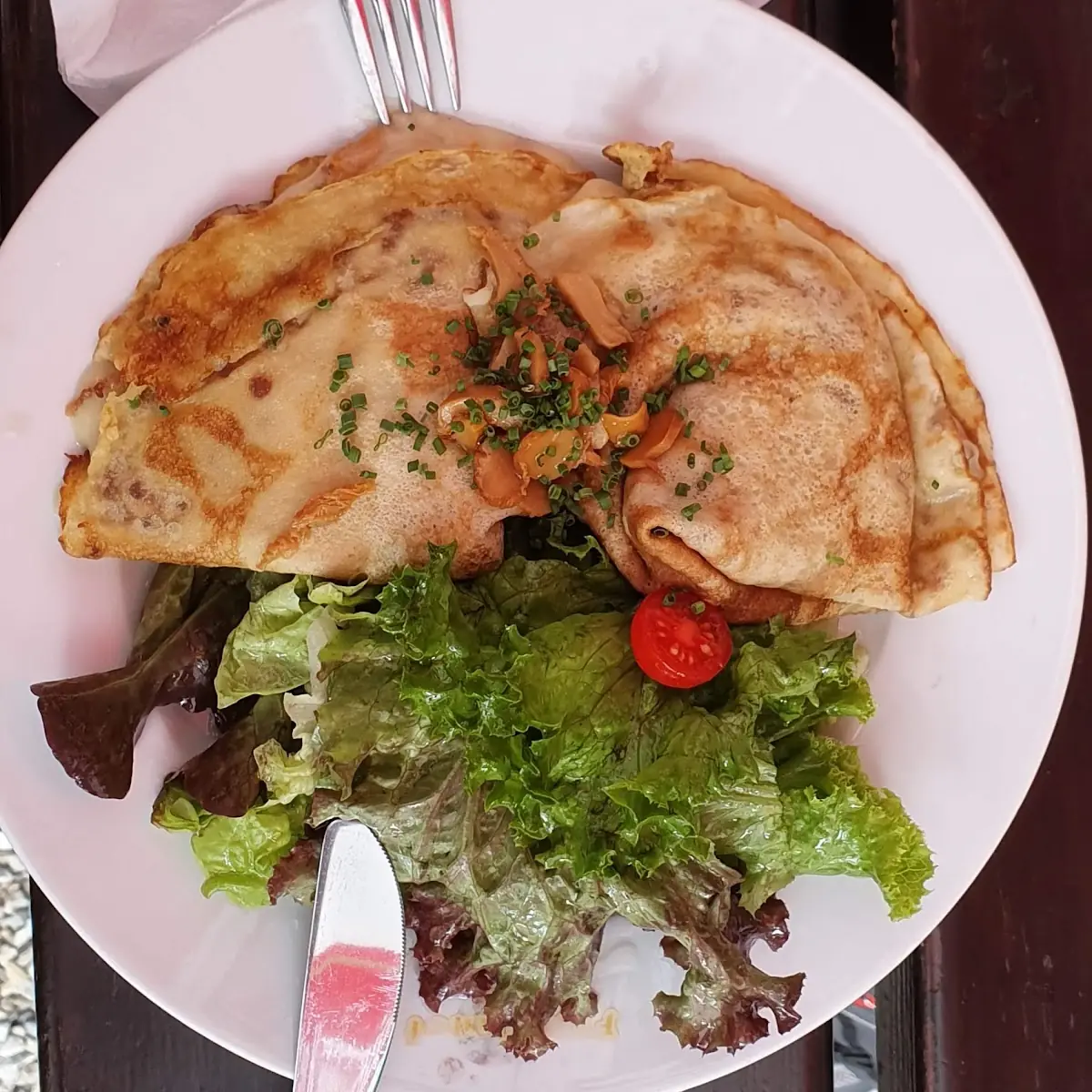 Eierschwammerlpalatschinke