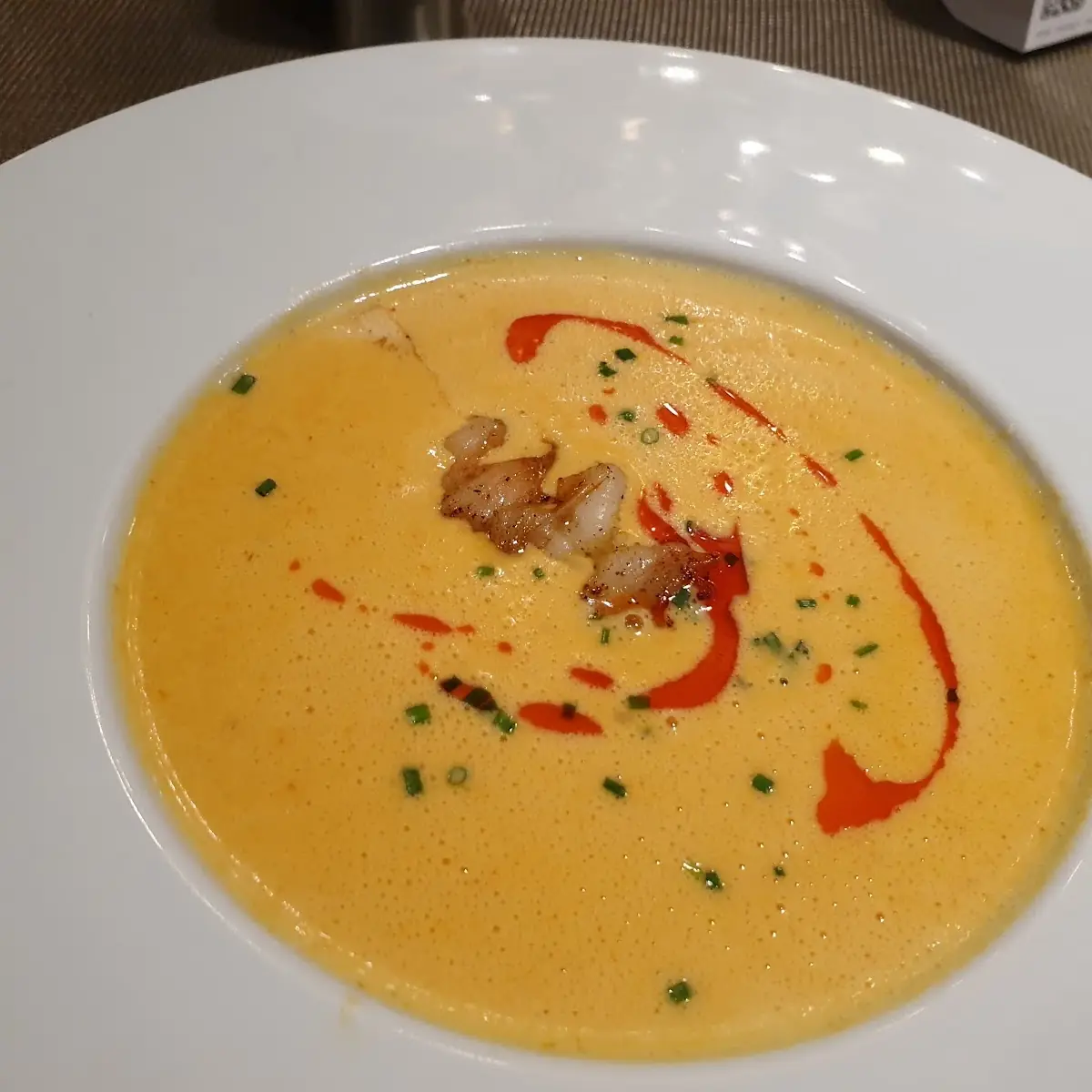 Garnelencremesuppe