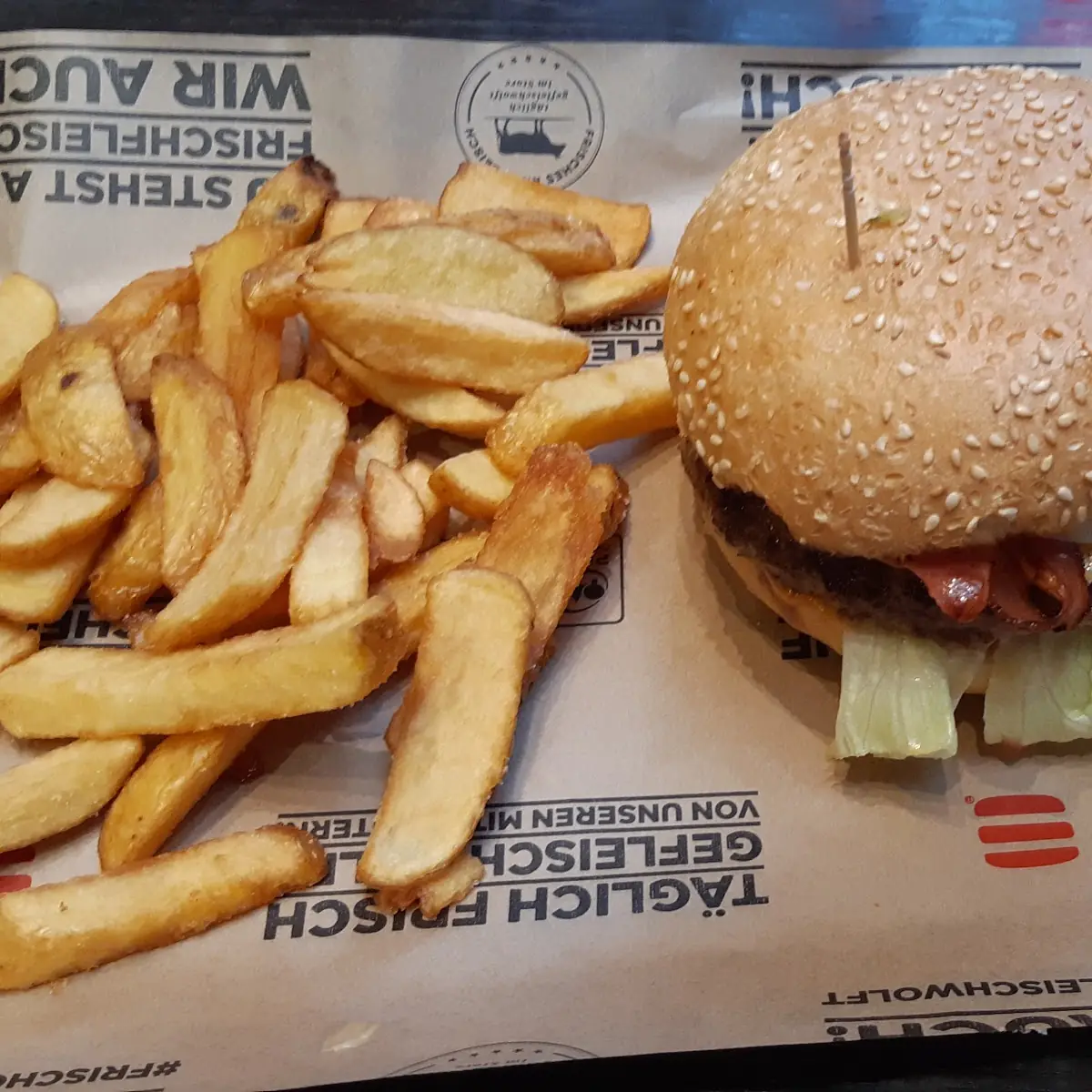 BBQ Bacon Burger Menü