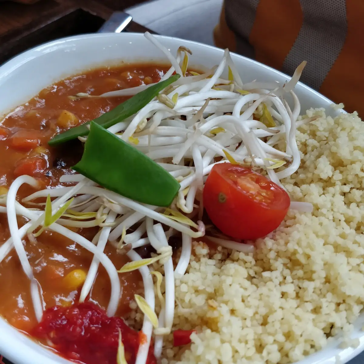 African Peanut Pot with Cous Cous