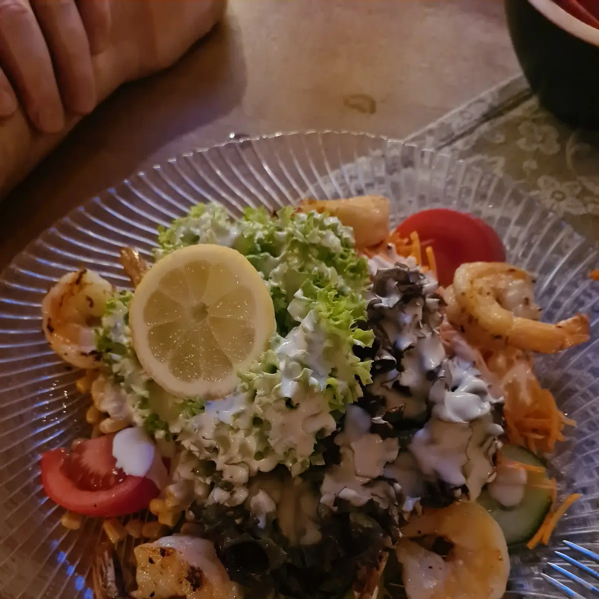 Salat Mit Garnelen