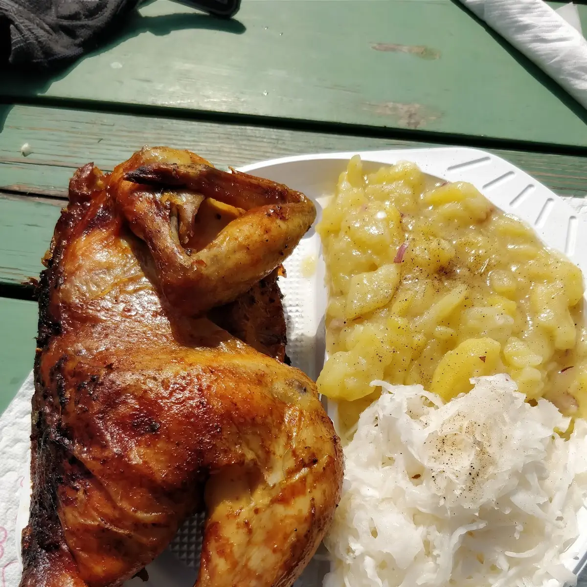 Brathendl Mit Salat