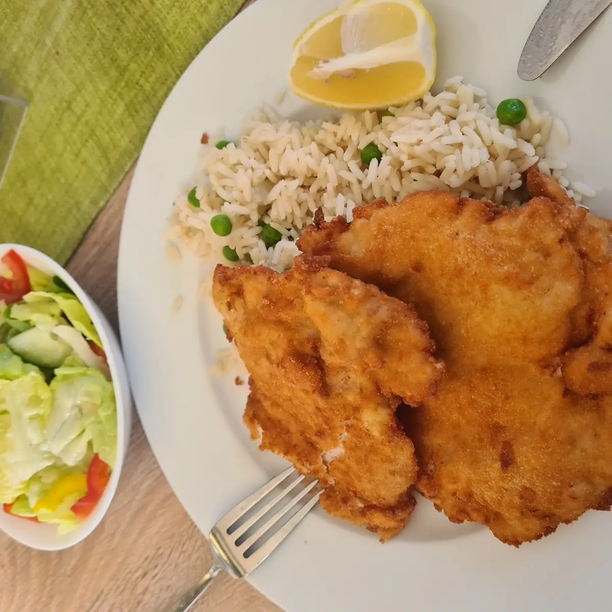 Menü Schnitzel
