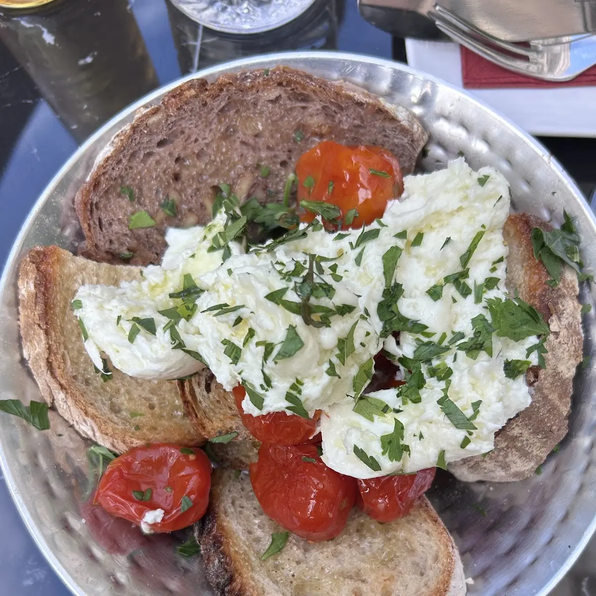 Geschmorte Tomaten Mit Burrata