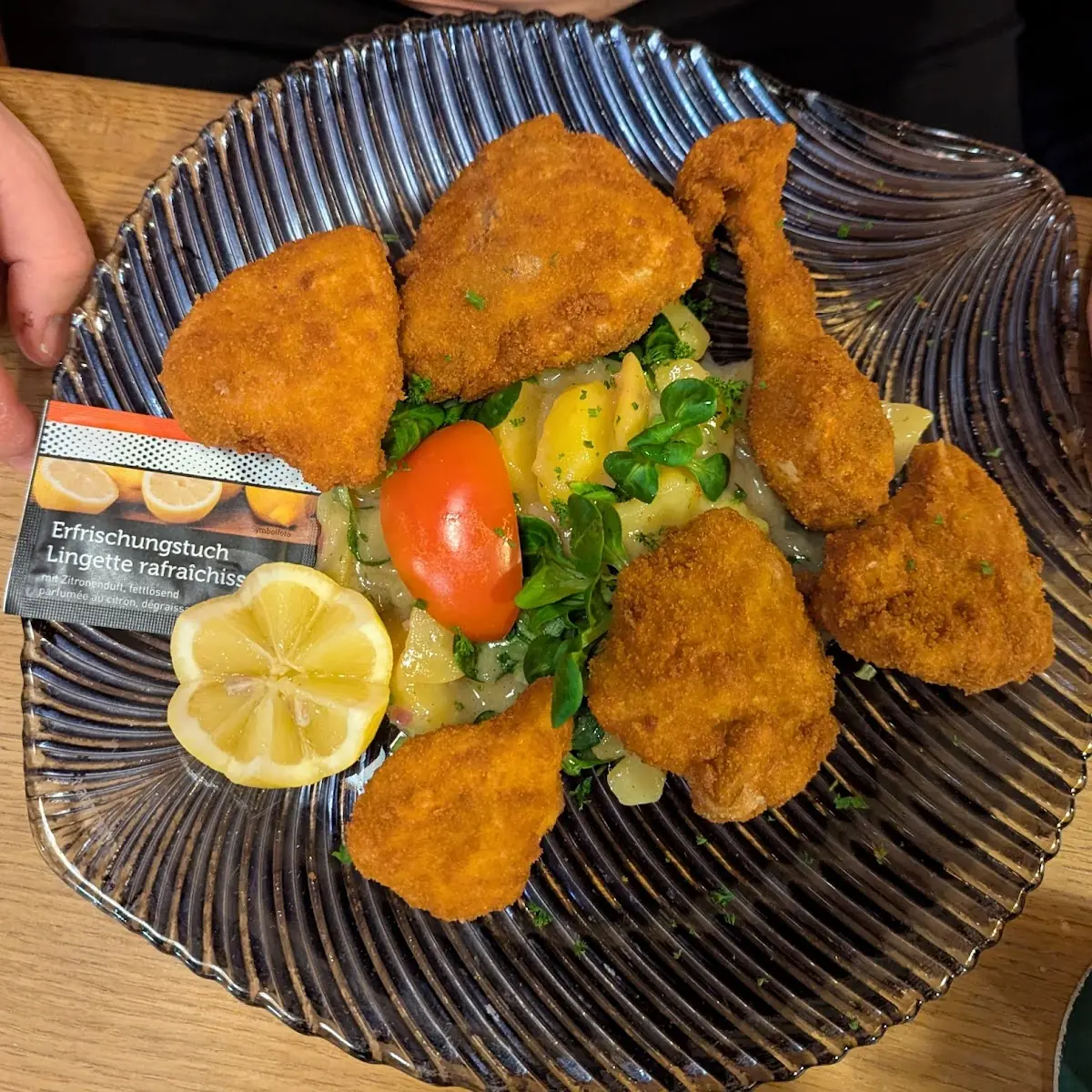 Backhendl Mit Kartoffelsalat