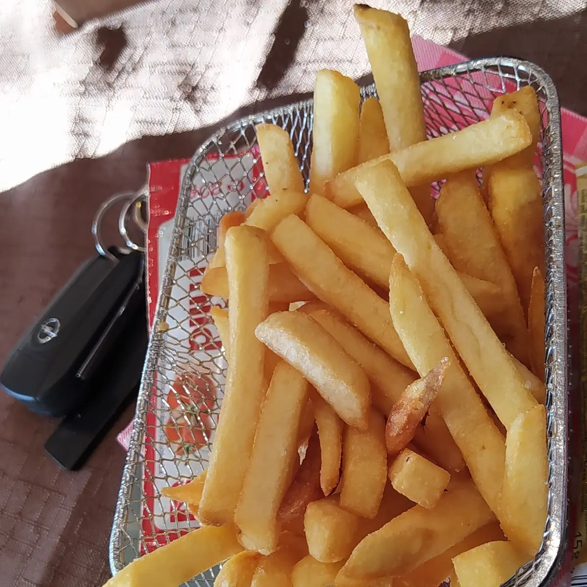 Pommes Frites Zum Schnitzel Extra Dargereicht