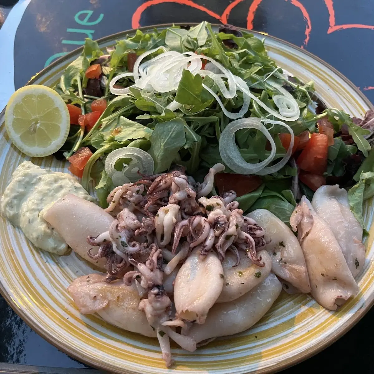 Gegrillte Calamari