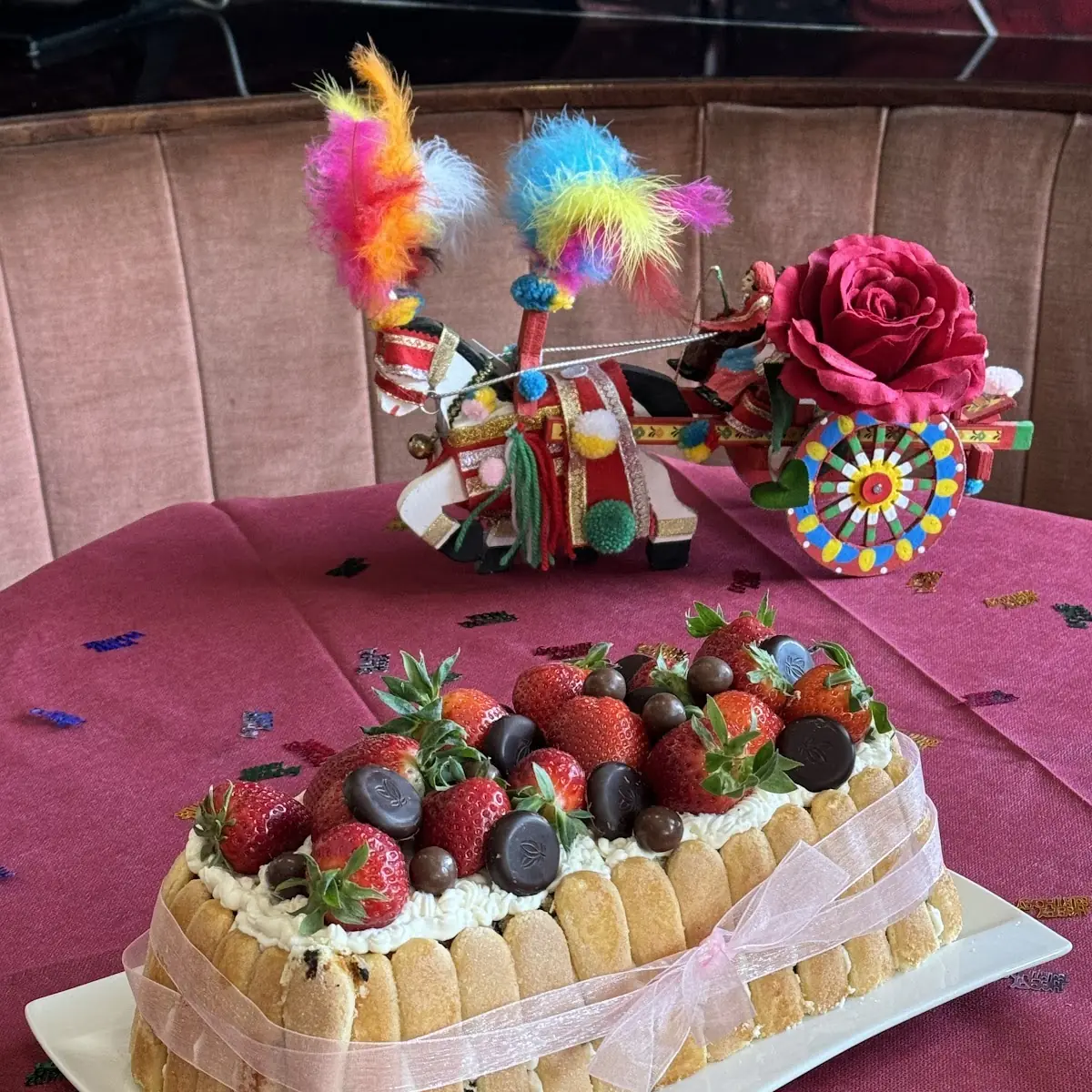 Tronchetto Panna Mascarpone E Fragole