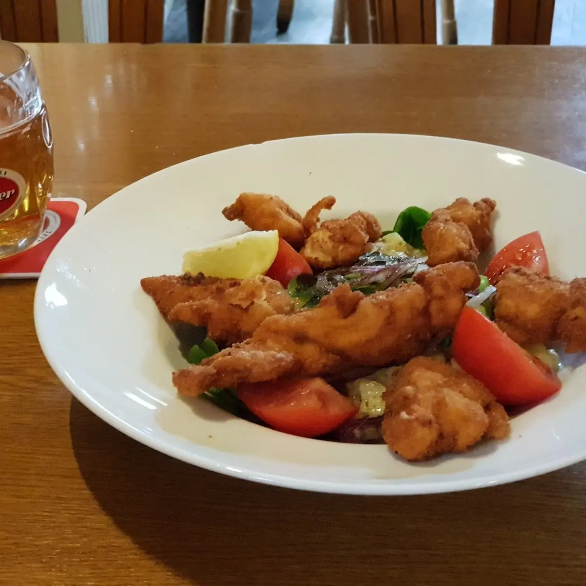 Backhendlsalat