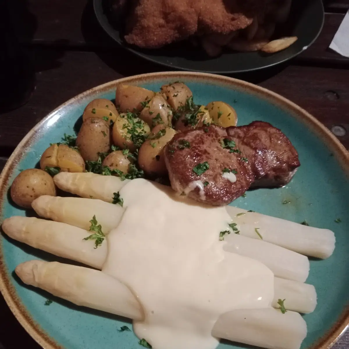 Spargel Mit Steak