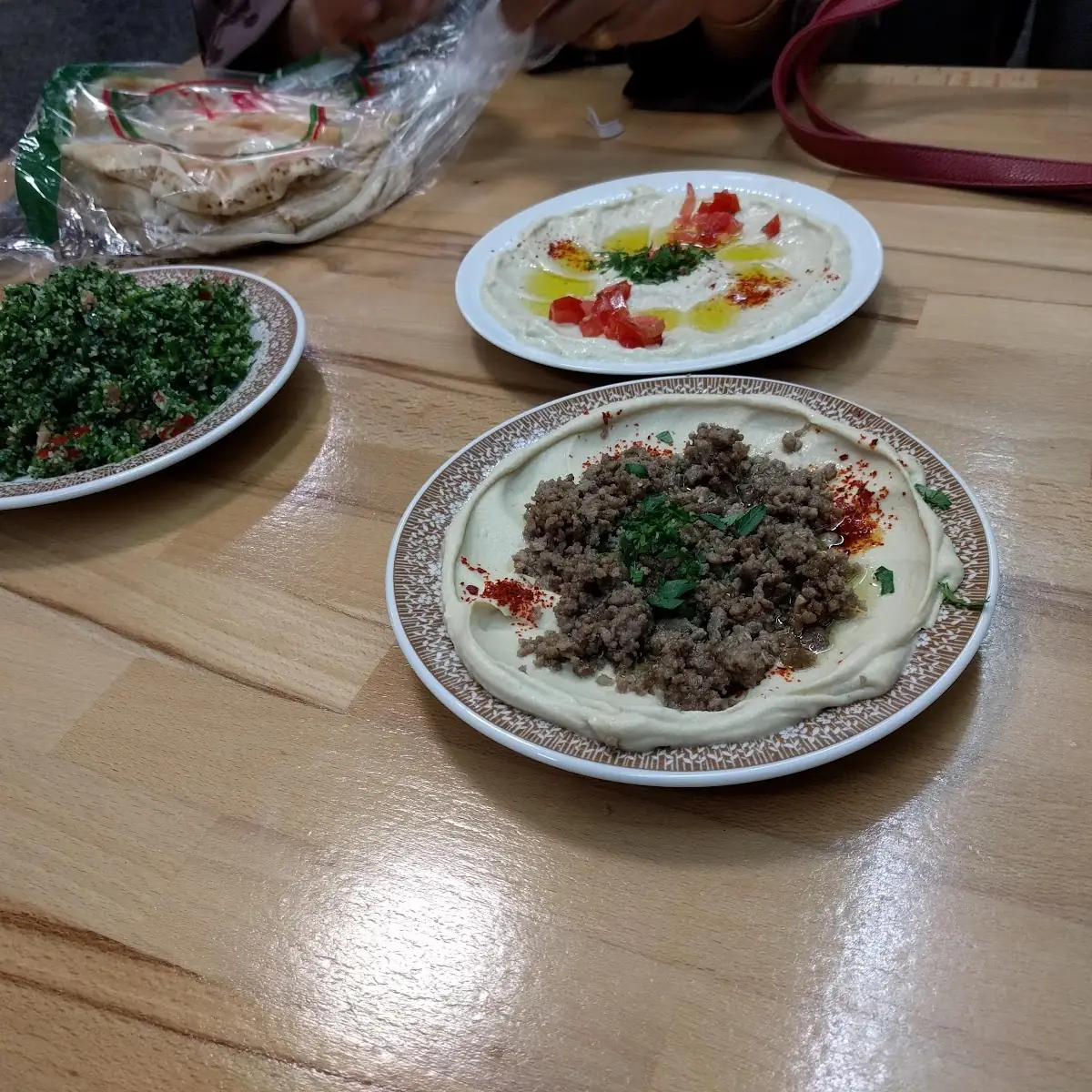 Hummus Mit Fleisch