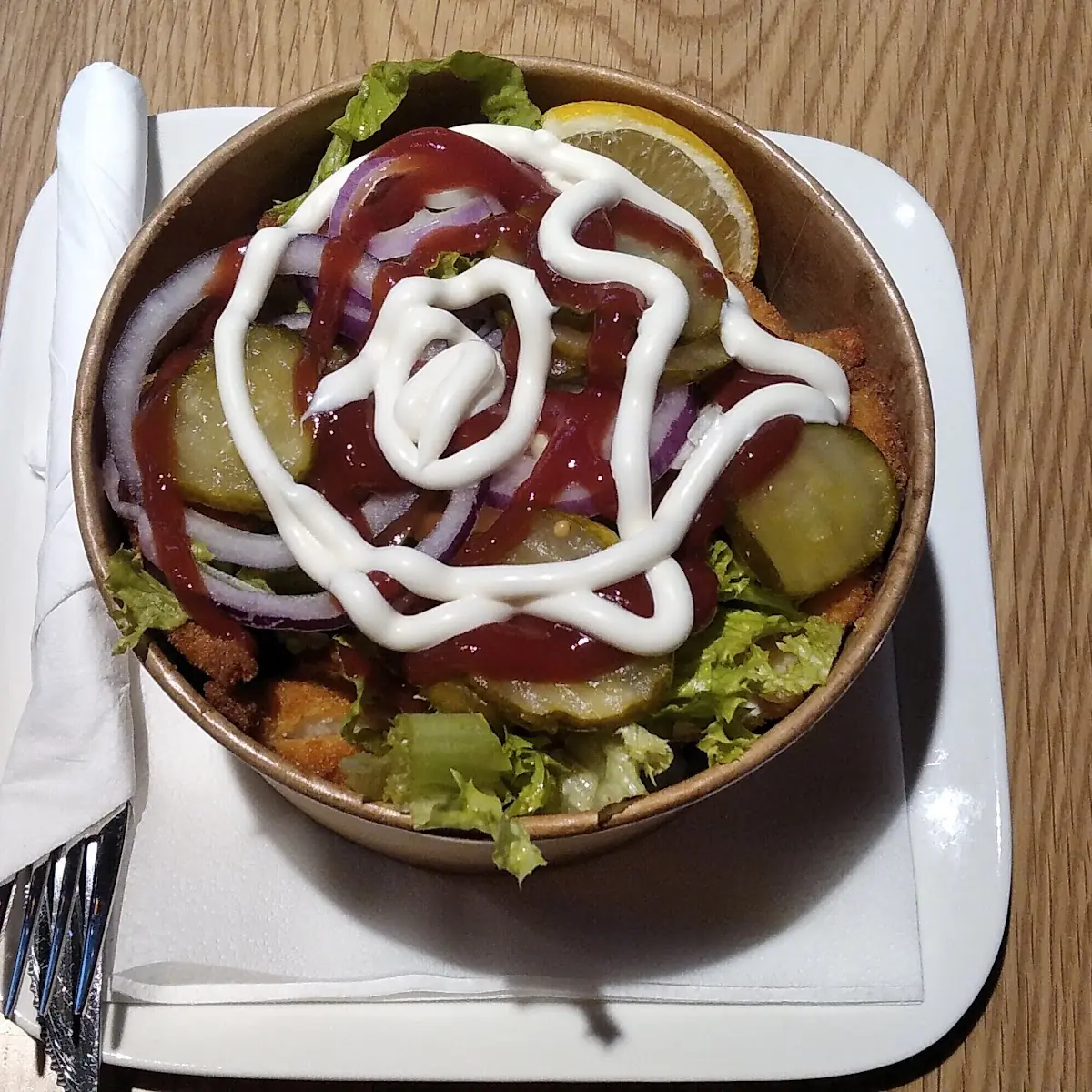 Schnitzel Bowl Of Rice