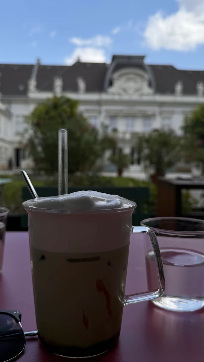 Iced Matcha Strawberry Latte