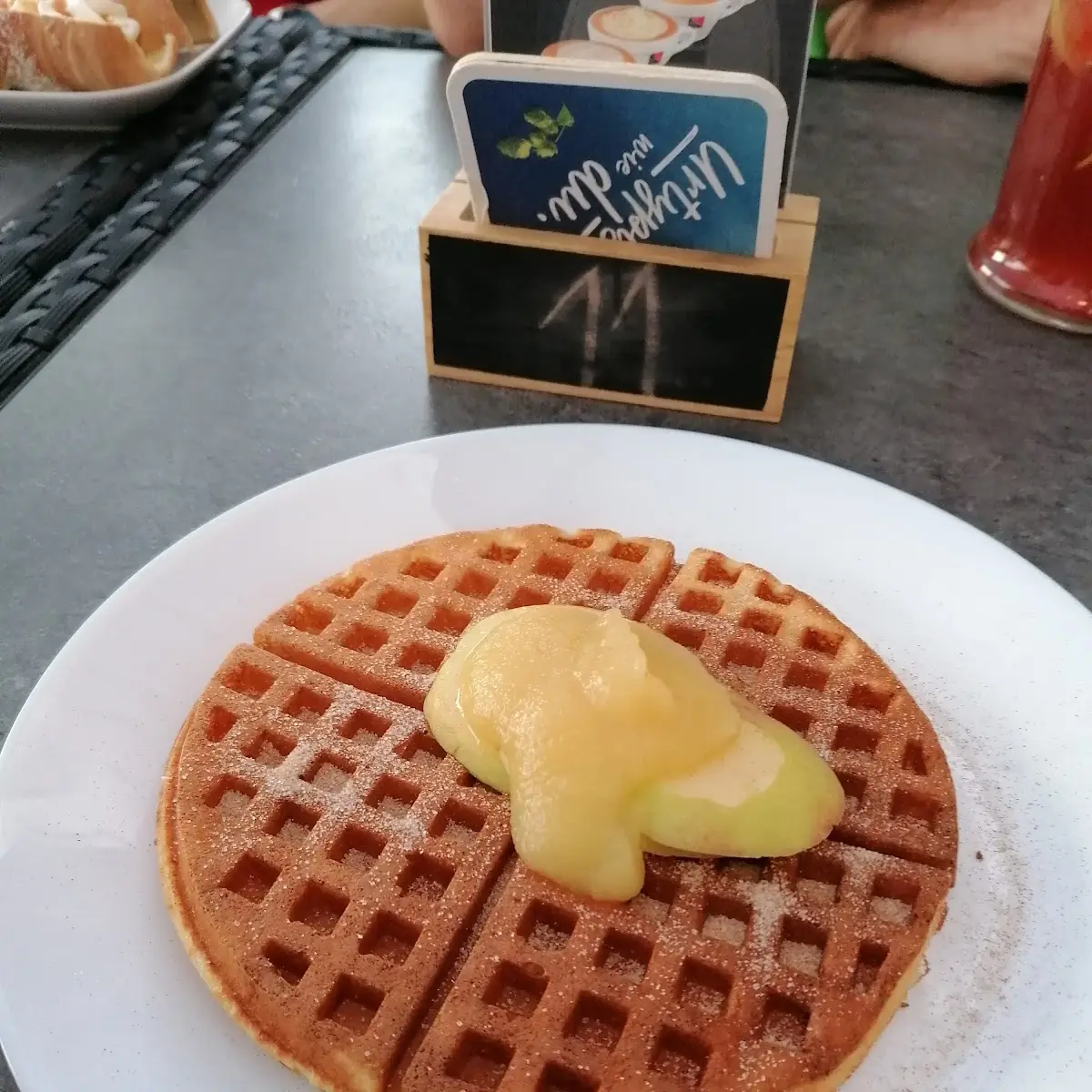 Waffeln Mit Apfelmus