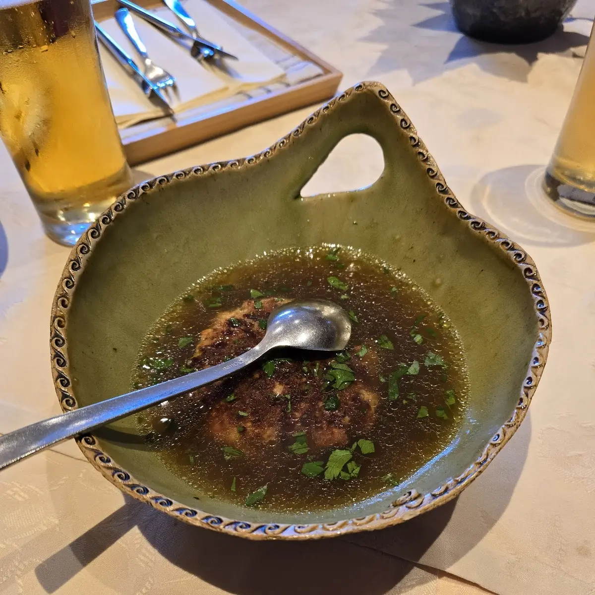 Kaspressknödelsuppe