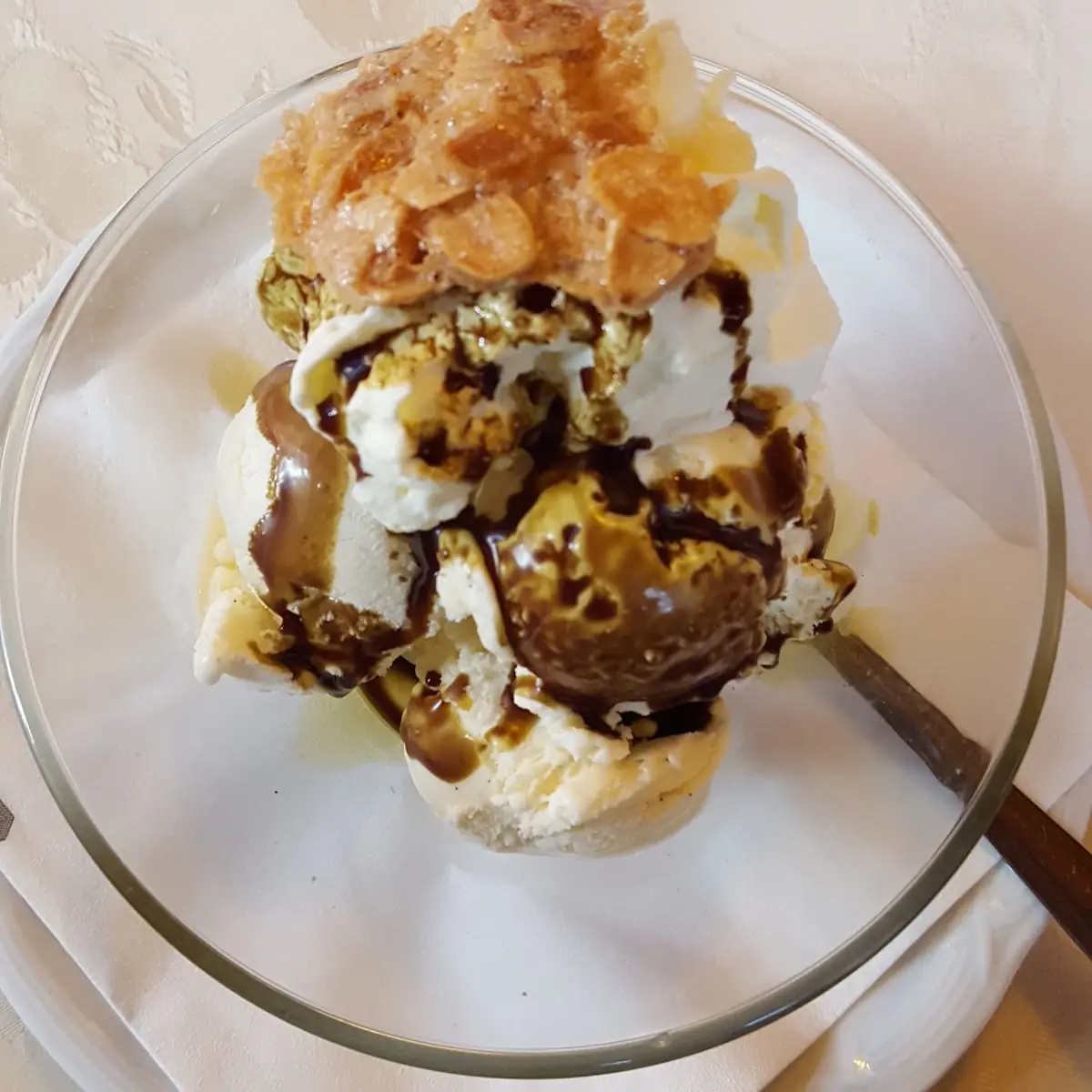 Vanilleeis Mit Kürbiskernöl
