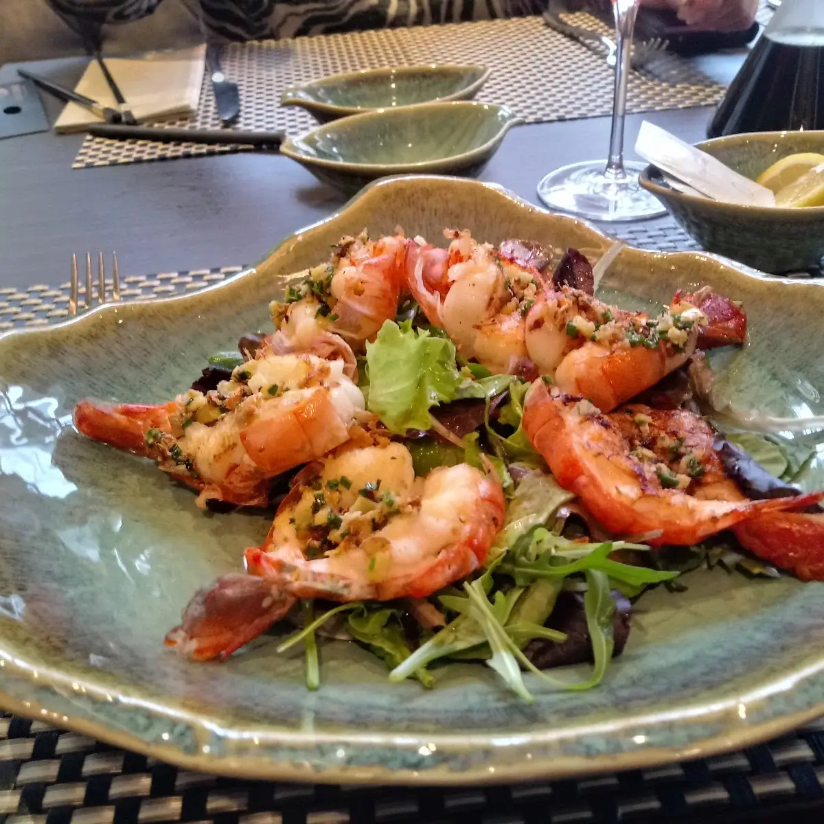 King Kingspauns Mit Salat Ein Traum