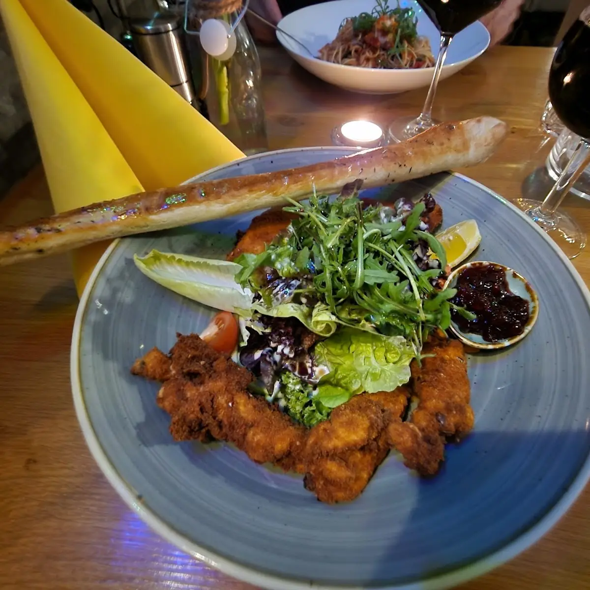 Backhendlsalat