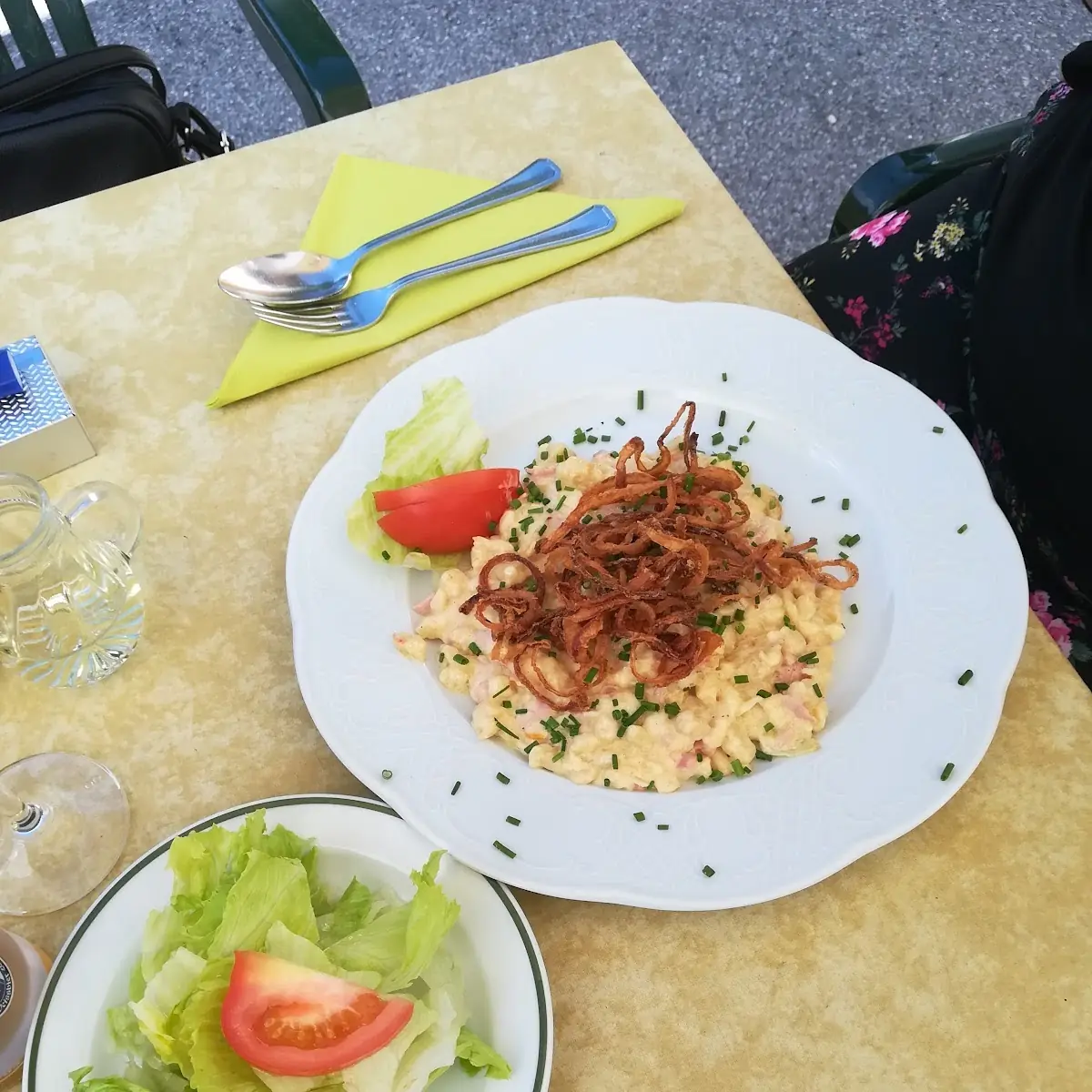 Käsespätzle-kas Spat'za