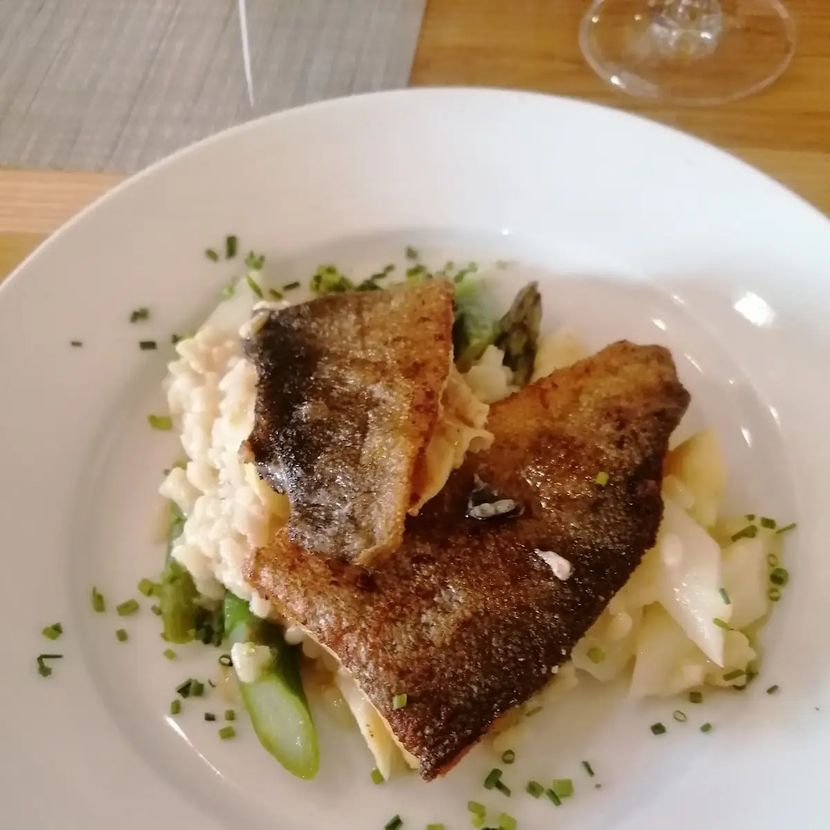 Forelle Mit Risotto