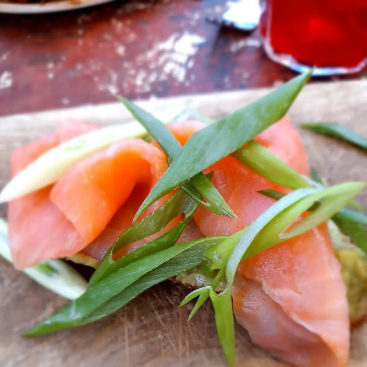 Räucherlachs Brot