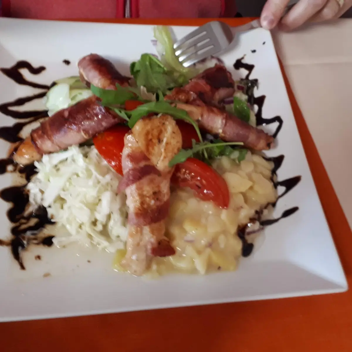 Hühnerstreifen Auf Salat